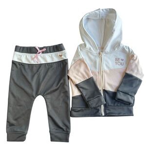 Matching Young Hearts Tracksuit Size 2T